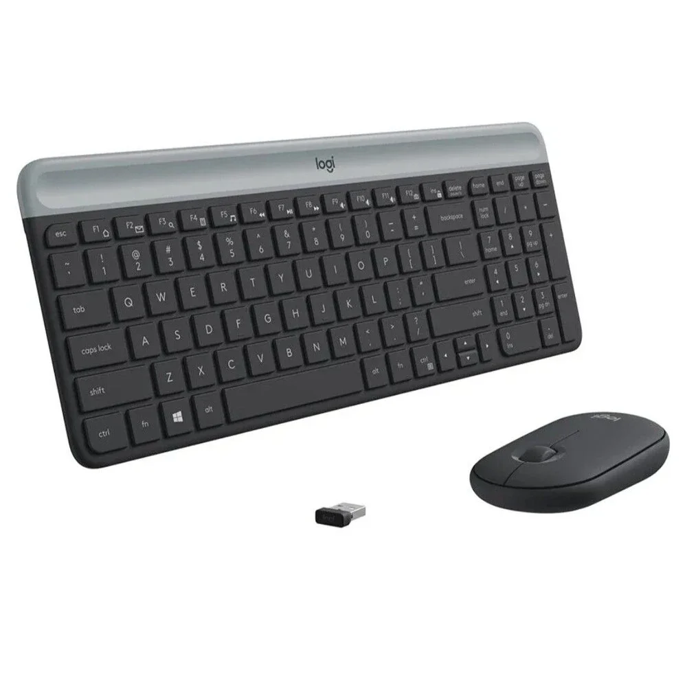 Logitech MK470 Slim Wireless Keyboard and Mouse Combo - Modern Compact Layout